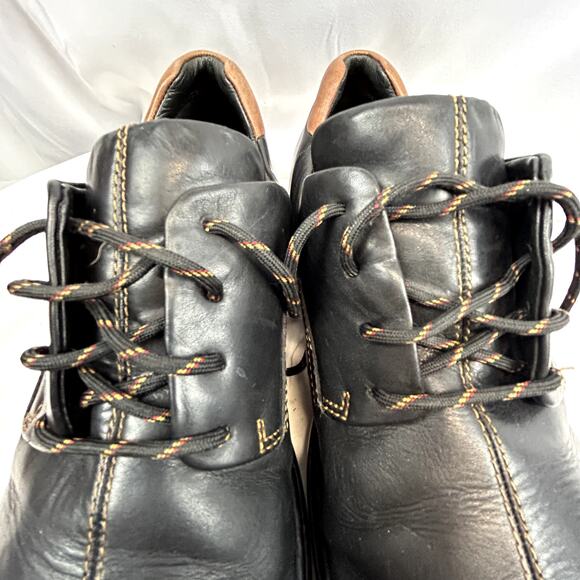 Cole Haan Men Shoes size 10.5 Black Lace up Leather 161C04073C12 - Picture 6 of 15